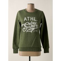 SUPERDRY - Sweat-shirt vert en coton - Femme - Taille 36 - Modz