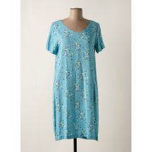 LILY & ME - Robe mi-longue bleu en viscose - Femme - Taille 36 - Modz
