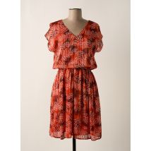 SARAH JOHN - Robe courte orange en polyester - Femme - Taille 38 - Modz