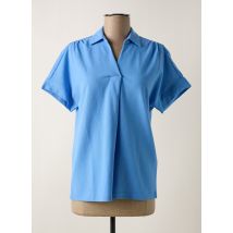 BRANDTEX - Polo bleu en coton - Femme - Taille 40 - Modz