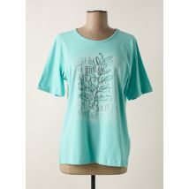 BRANDTEX - T-shirt bleu en coton - Femme - Taille 42 - Modz