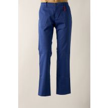 MANUEL RITZ - Pantalon chino bleu en coton - Homme - Taille 48 - Modz