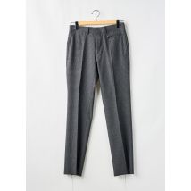 LAGERFELD - Pantalon droit gris en laine vierge - Homme - Taille 38 - Modz