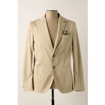 MANUEL RITZ - Blazer beige en coton - Homme - Taille L - Modz