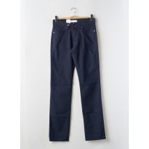 SAINT HILAIRE - Pantalon droit bleu en coton - Homme - Taille W31 - Modz