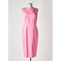 WEILL - Robe mi-longue rose en coton - Femme - Taille 40 - Modz