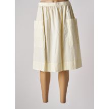 COMPTOIR DES COTONNIERS - Jupe mi-longue jaune en coton - Femme - Taille 40 - Modz