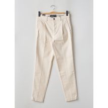 CHEVIGNON - Pantalon chino beige en coton - Homme - Taille 36 - Modz