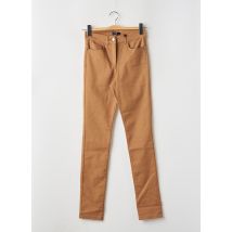 CAROLL - Pantalon slim beige en coton - Femme - Taille 34 - Modz