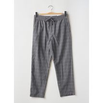 CELIO - Pantalon slim gris en polyester - Homme - Taille 40 - Modz