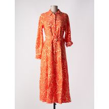 ONLY - Robe longue orange en viscose - Femme - Taille 36 - Modz