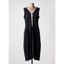 LUUKAA - Robe longue noir en coton - Femme - Taille 38 - Modz