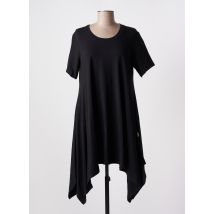 LUUKAA - Robe courte noir en coton - Femme - Taille 40 - Modz