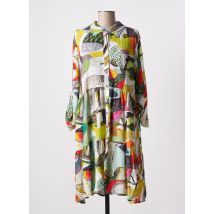 DOLCEZZA - Robe mi-longue gris en viscose - Femme - Taille 38 - Modz