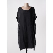 B.YU - Robe mi-longue noir en viscose - Femme - Taille 38 - Modz