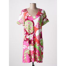 MADEMOISELLE SANS GÊNE - Robe courte rose en viscose - Femme - Taille 42 - Modz