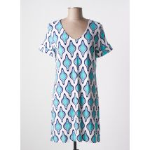 MADEMOISELLE SANS GÊNE - Robe courte bleu en viscose - Femme - Taille 42 - Modz