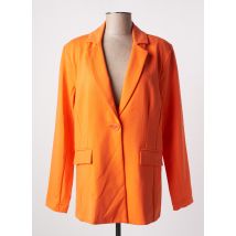 DOLCEZZA - Blazer orange en coton - Femme - Taille 42 - Modz