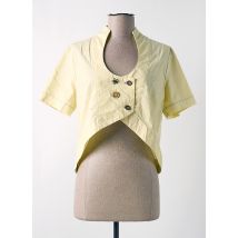 BELLOCOTON - Veste casual jaune en coton - Femme - Taille 38 - Modz