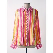 MADEMOISELLE SANS GÊNE - Chemisier rose en viscose - Femme - Taille 40 - Modz