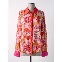 MADEMOISELLE A PARIS - Chemisier orange en viscose - Femme - Taille 42 - Modz