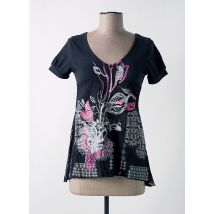 SWEATERHOUSE - T-shirt noir en coton - Femme - Taille 38 - Modz