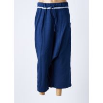 CREA CONCEPT - Pantalon large bleu en lin - Femme - Taille 38 - Modz