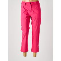 DOLCEZZA - Pantalon 7/8 rose en coton - Femme - Taille W30 - Modz