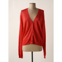 LOLA CASADEMUNT - Gilet manches longues rouge en viscose - Femme - Taille 42 - Modz