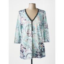 CONCEPT K - Tunique manches longues bleu en polyester - Femme - Taille 44 - Modz