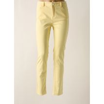 CONCEPT K - Pantalon slim jaune en coton - Femme - Taille 42 - Modz