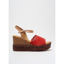 ROSEMETAL - Sandales/Nu pieds rouge en cuir - Femme - Taille 39 - Modz