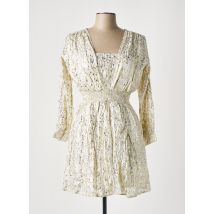 LARA-ETHNICS - Robe courte beige en viscose - Femme - Taille TU - Modz