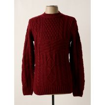 QUINZE & TREIZE - Pull rouge en acrylique - Homme - Taille L - Modz
