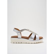 ARA - Sandales/Nu pieds argent en cuir - Femme - Taille 36 - Modz