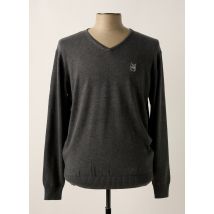 QUINZE & TREIZE - Pull gris en viscose - Homme - Taille 3XL - Modz