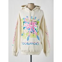 VOLCOM - Sweat-shirt à capuche beige en coton - Homme - Taille M - Modz