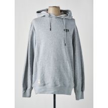 GLOBE - Sweat-shirt à capuche gris en coton - Homme - Taille S - Modz