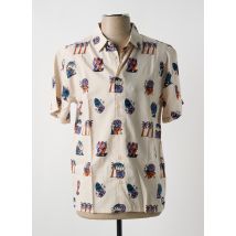 BILLABONG - Chemise manches courtes beige en coton - Homme - Taille XS - Modz