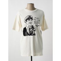 CAPTAIN FIN - T-shirt beige en coton - Homme - Taille M - Modz