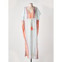 SMASH WEAR - Robe de plage orange en coton - Femme - Taille 42 - Modz