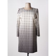 KITANA - Robe mi-longue beige en polyester - Femme - Taille 48 - Modz