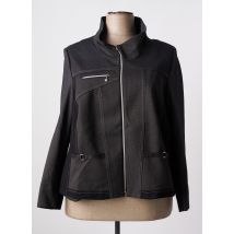 CHRISTINE LAURE - Veste casual noir en viscose - Femme - Taille 52 - Modz