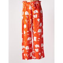 LE PETIT BAIGNEUR - Pantalon droit orange en viscose - Femme - Taille 44 - Modz