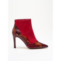 LODI - Bottines/Boots rouge en cuir - Femme - Taille 37 - Modz