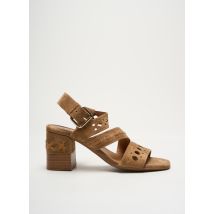 ALPE - Sandales/Nu pieds marron en cuir - Femme - Taille 41 - Modz