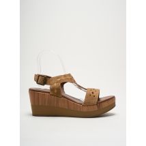ALPE - Sandales/Nu pieds marron en cuir - Femme - Taille 41 - Modz
