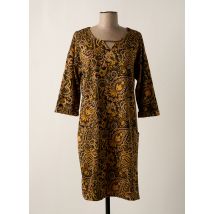 FRED SABATIER - Robe mi-longue jaune en polyester - Femme - Taille 38 - Modz