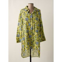 GUAPA COLLECTION - Tunique manches longues jaune en viscose - Femme - Taille 40 - Modz