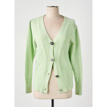 LOU LOU BY NALO - Gilet manches longues vert en viscose - Femme - Taille 38 - Modz